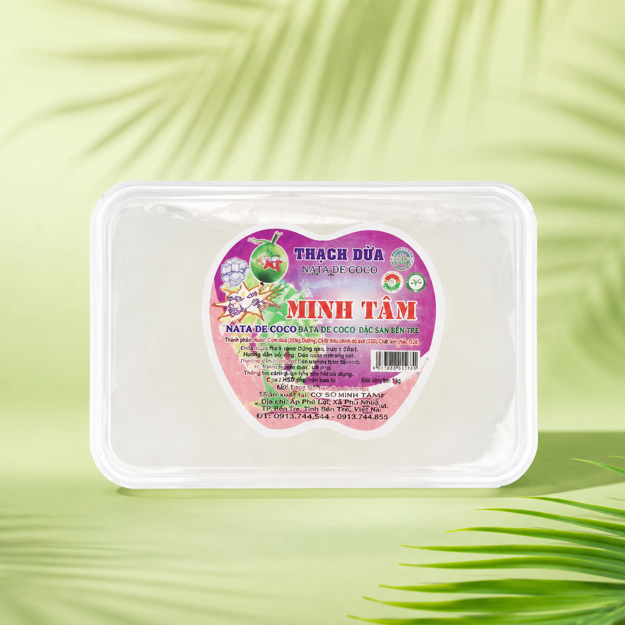 Thạch dừa thành phẩm hộp 1000gr